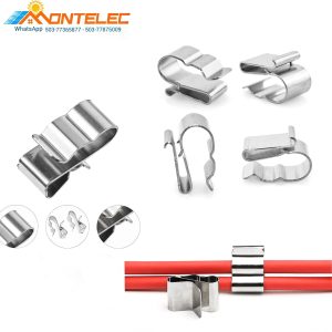 SOPORTE DE CABLE EN RIEL