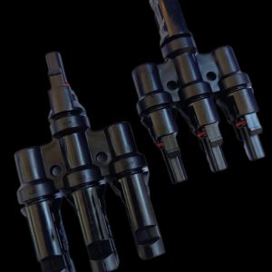 Conector MC4 3T Triple Paralelo (Par)